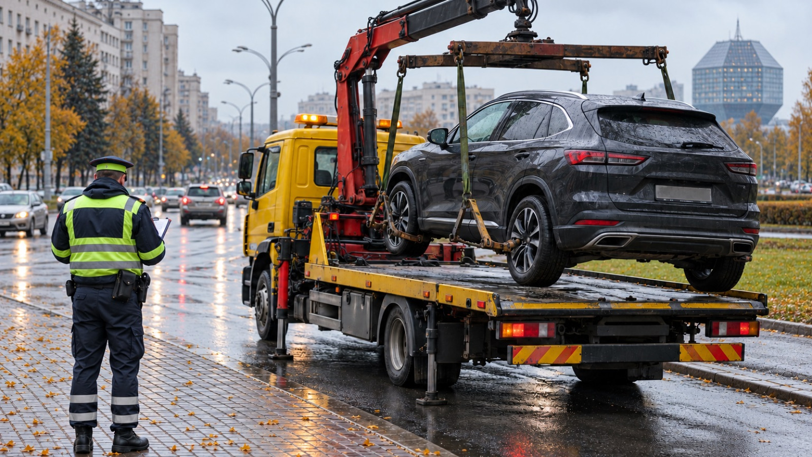 В Минске почти вдвое подорожает эвакуация автомобилей