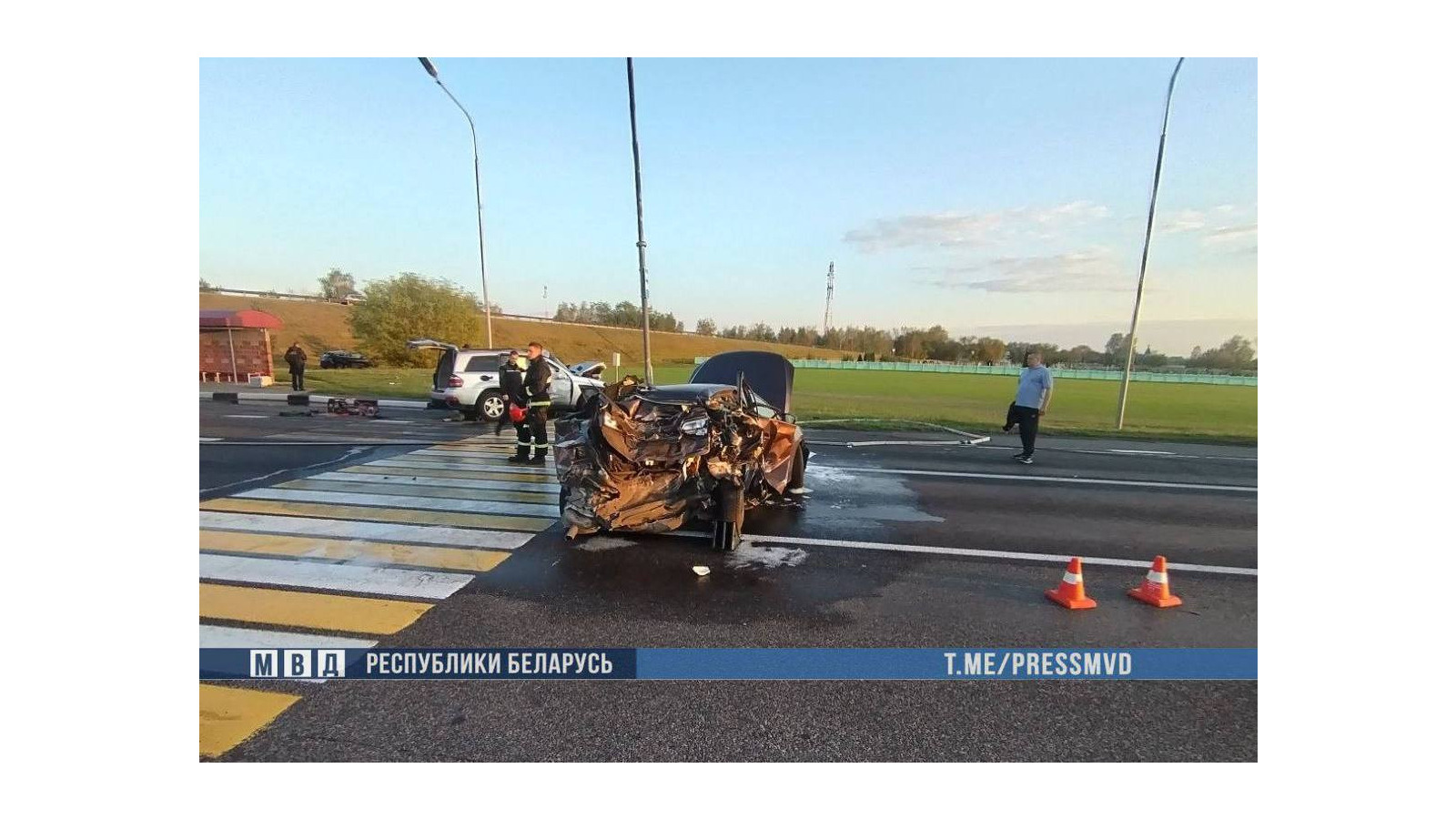 Два человека погибли в ДТП на трассе М1 в Жабинковском районе