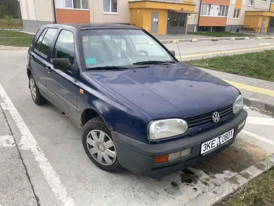 Продажа Volkswagen Golf III, 1993 г., Ельск Ельск - изображение 1