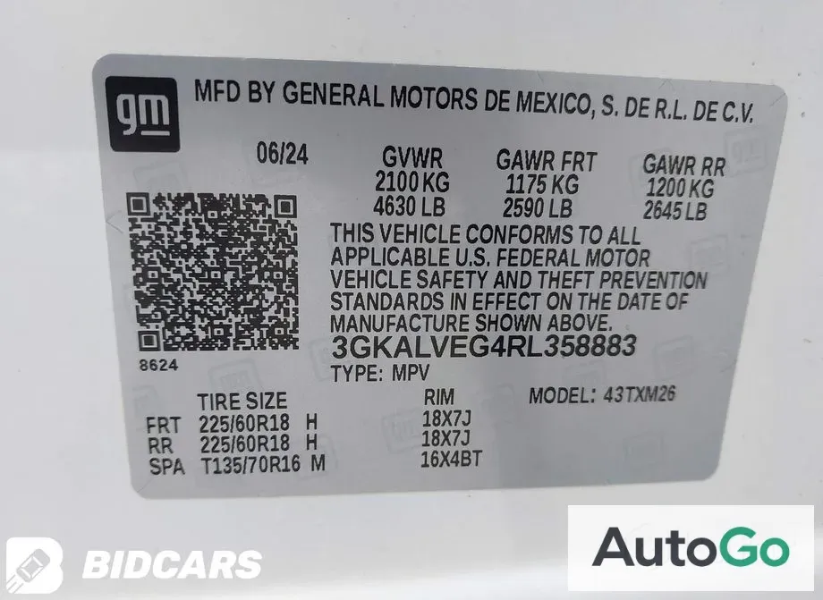 Продажа GMC Terrain I Рестайлинг, 2024 г., Брест Брест - изображение 7