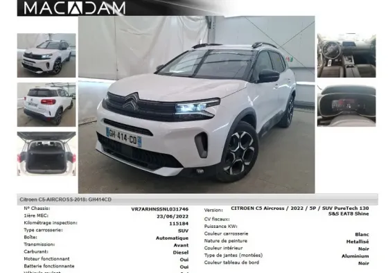 Продажа Citroen C5 Aircross II, 2022 г., Минск Минск