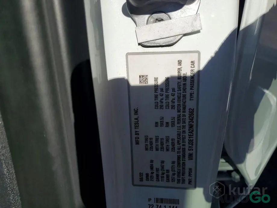 Продажа Tesla Model 3 I, 2022 г., Минск Минск - изображение 12